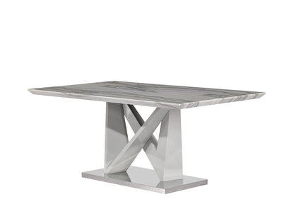 Grey Marble Dining Set