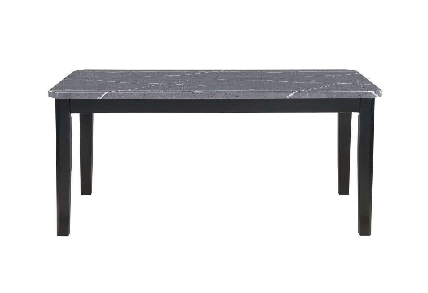 Grey Marble Dining Set with Bench