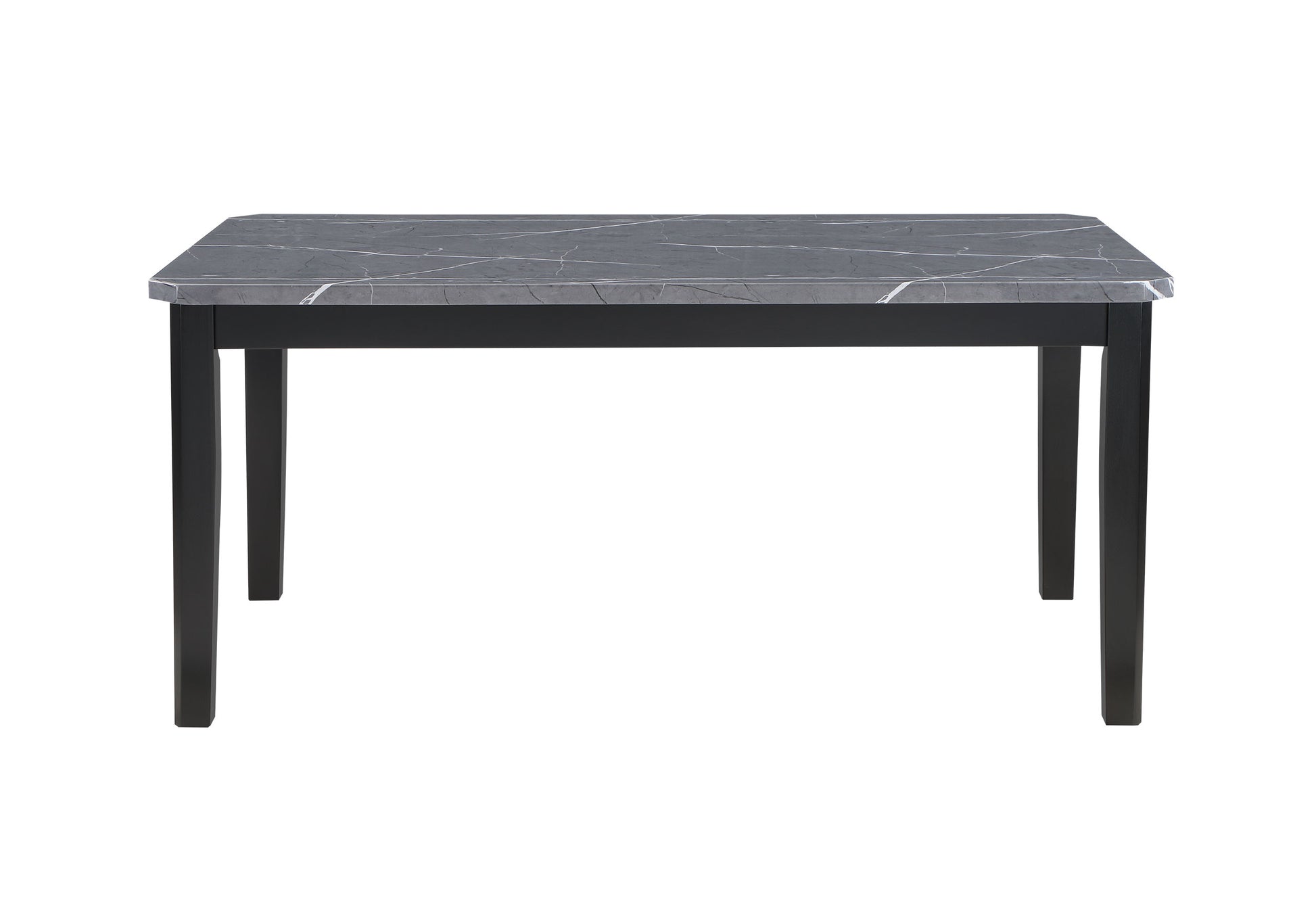 Grey Marble Dining Set with Bench