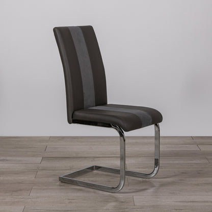 PU & Fabric Dining Chair