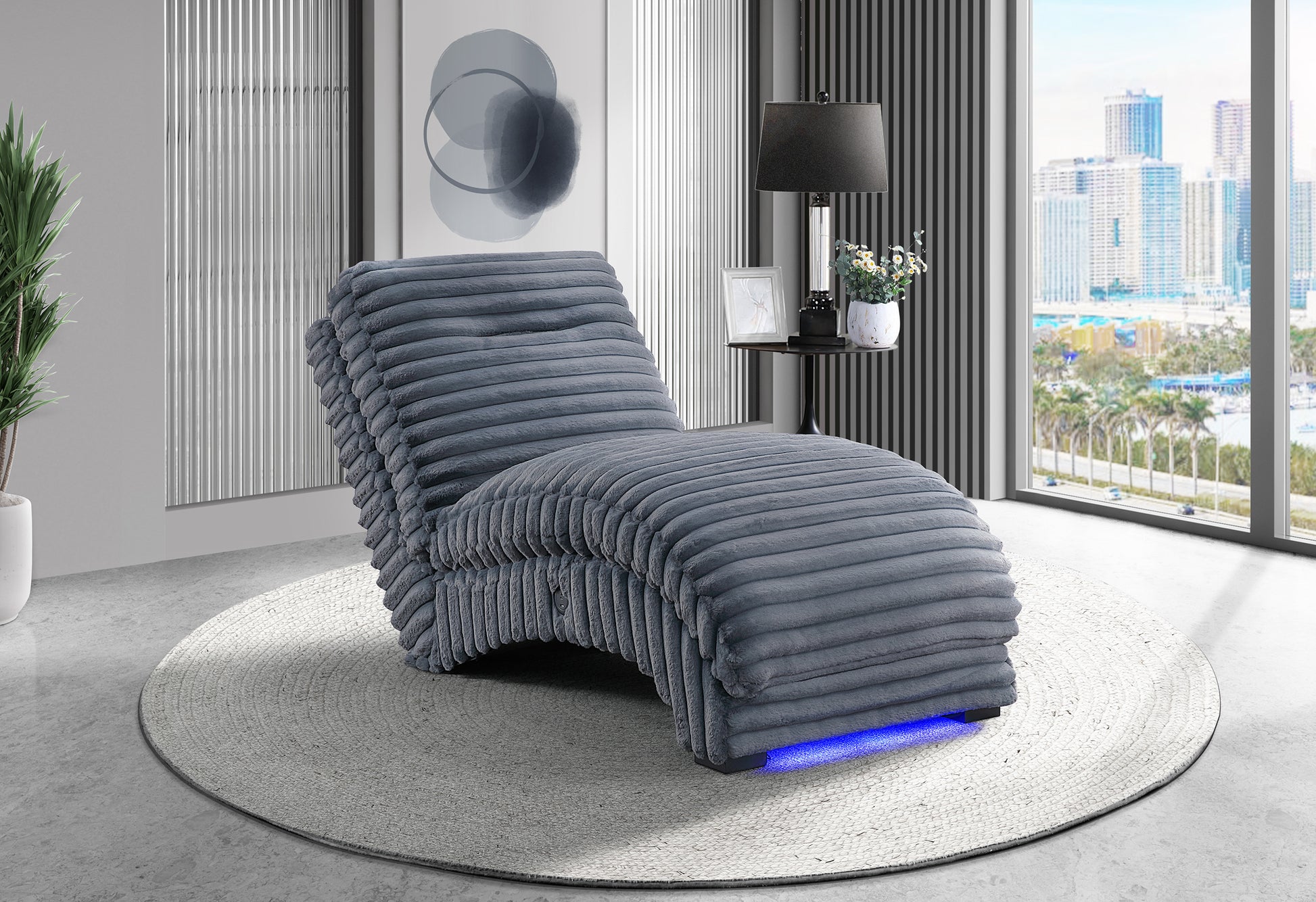 Dominic Bold Chaise Sofa