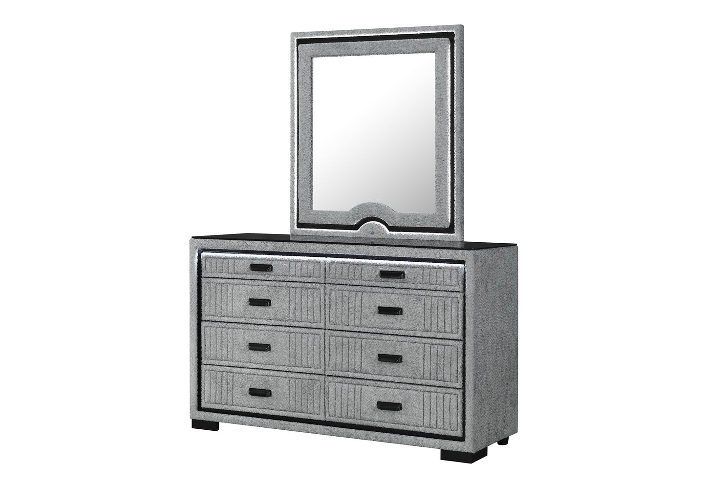 Isabella Grey LED Bedroom Collection