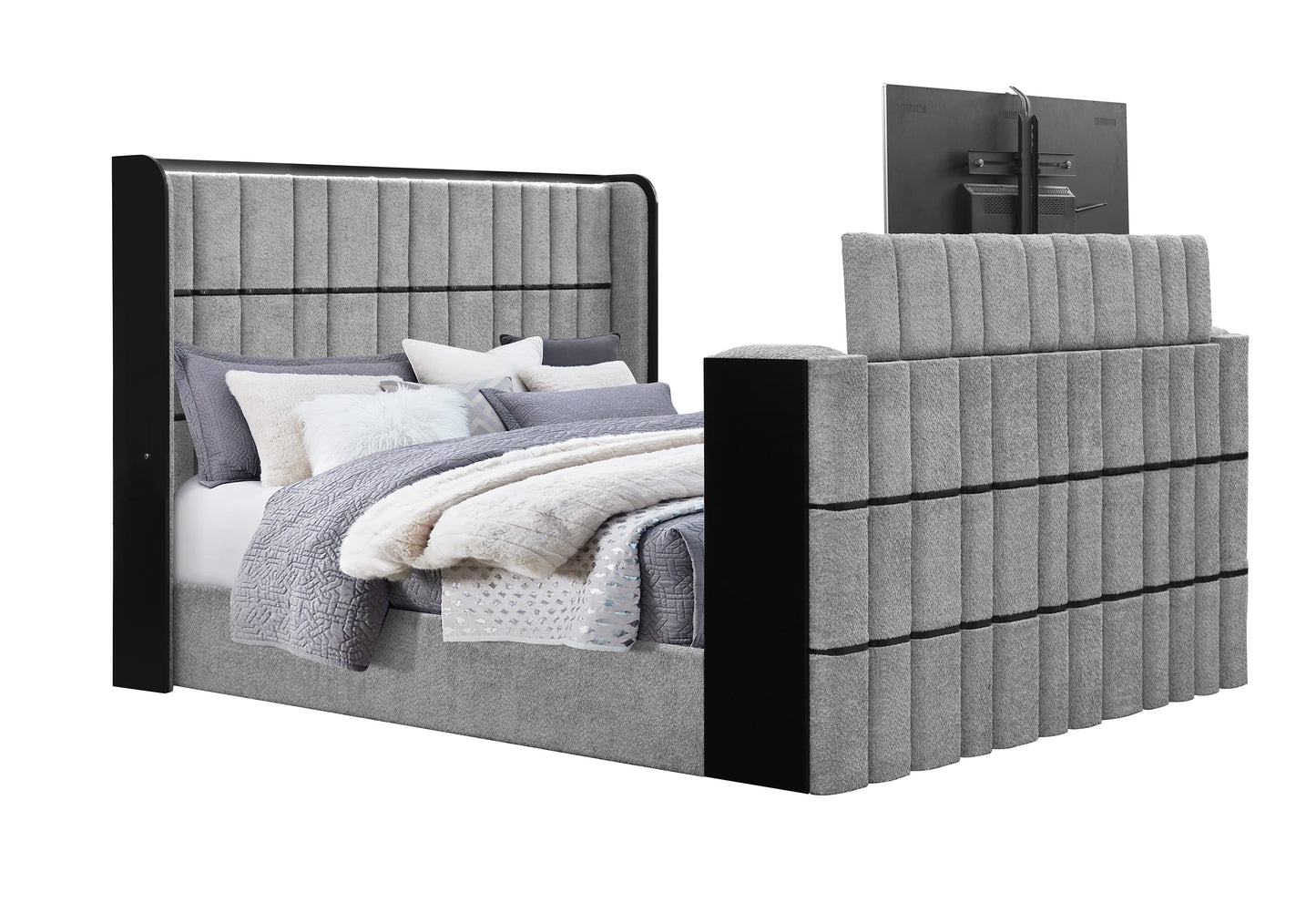 Isabella Grey LED Bedroom Collection