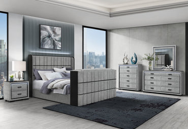 Isabella Grey LED Bedroom Collection