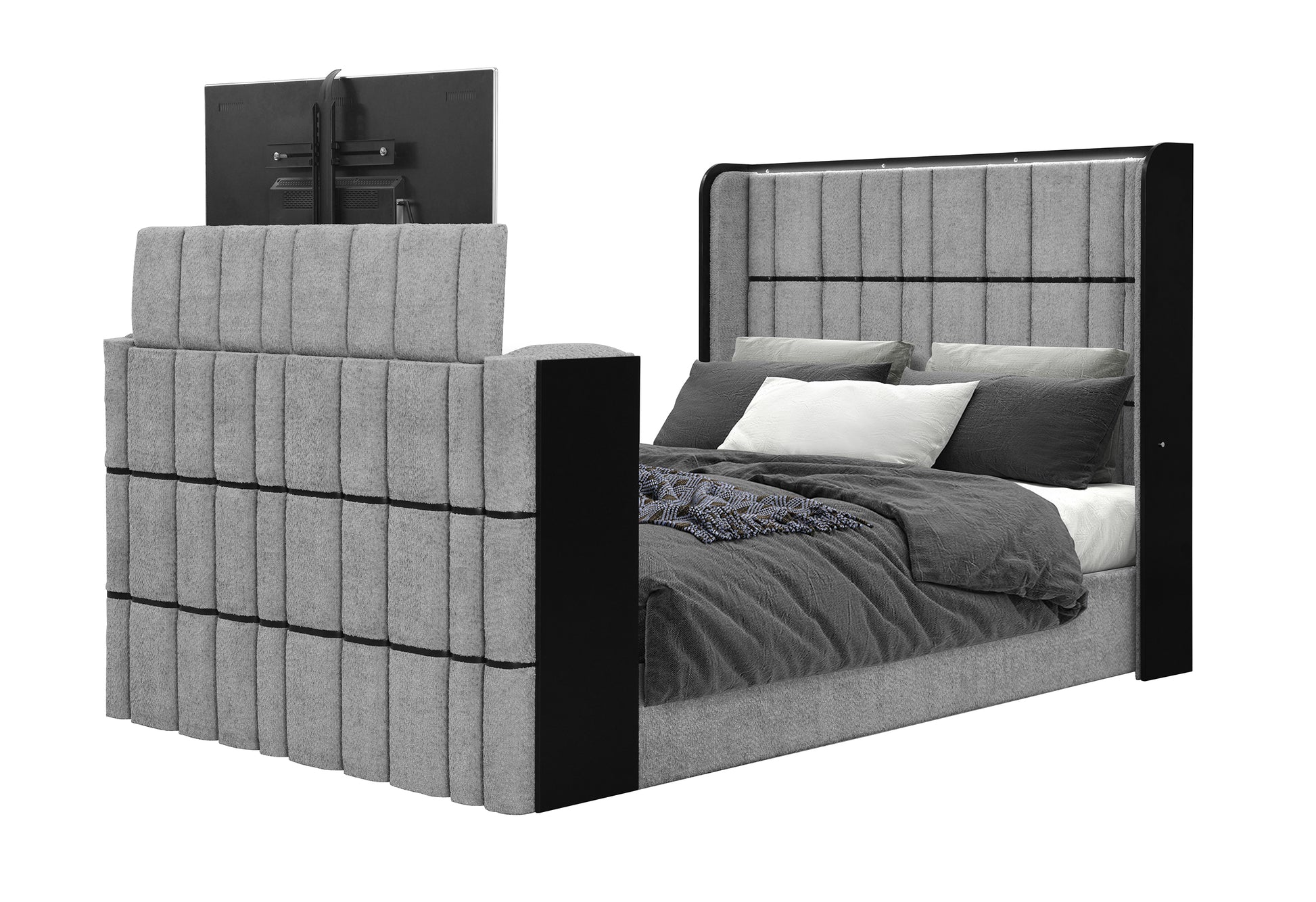 Isabella Grey LED Bedroom Collection