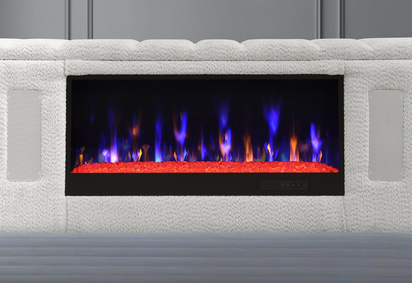 Isabella White & Black LED Bedroom Collection