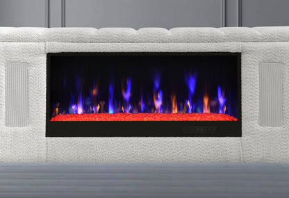 Isabella White & Black LED Bedroom Collection