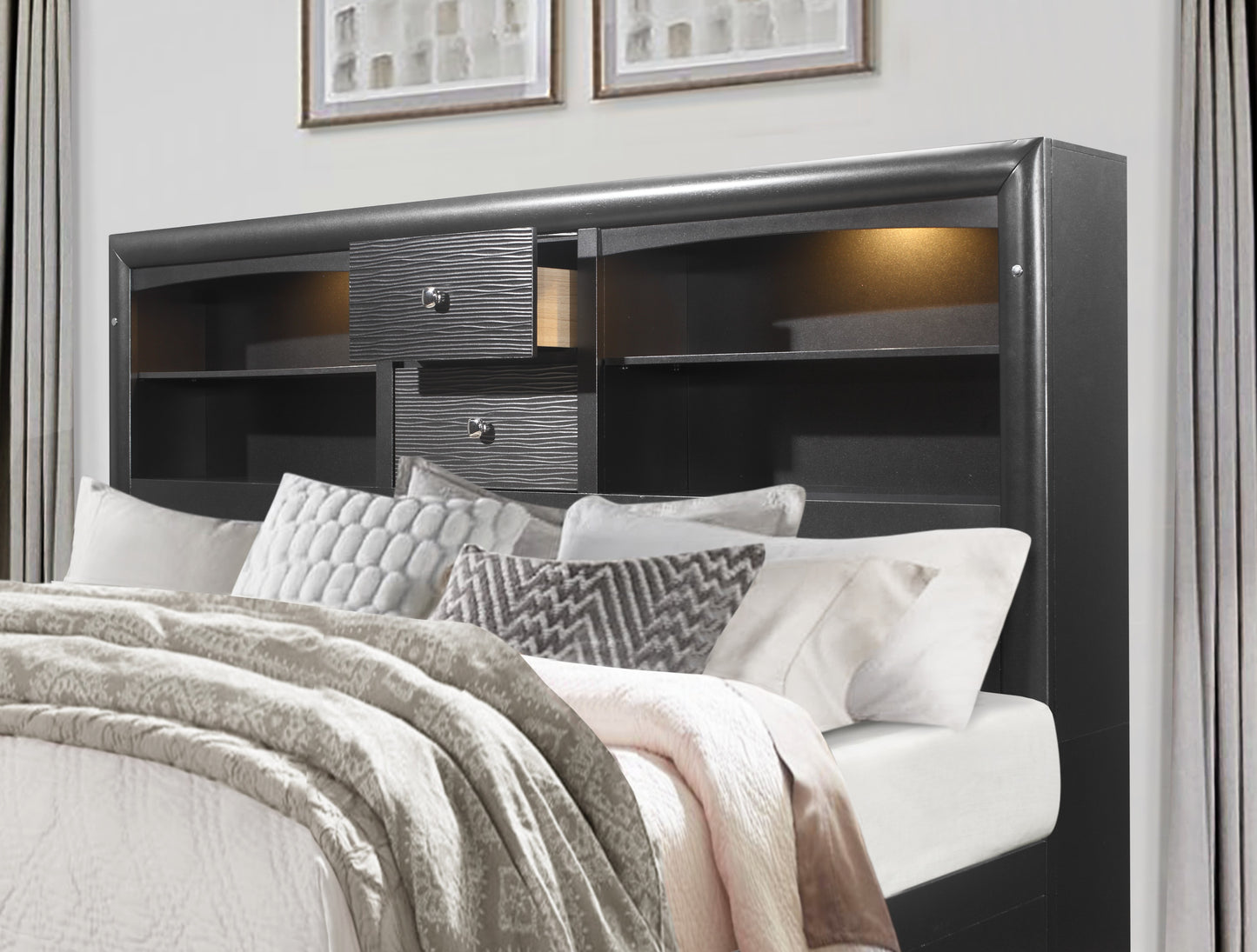 Jordyn Grey Bedroom Collection