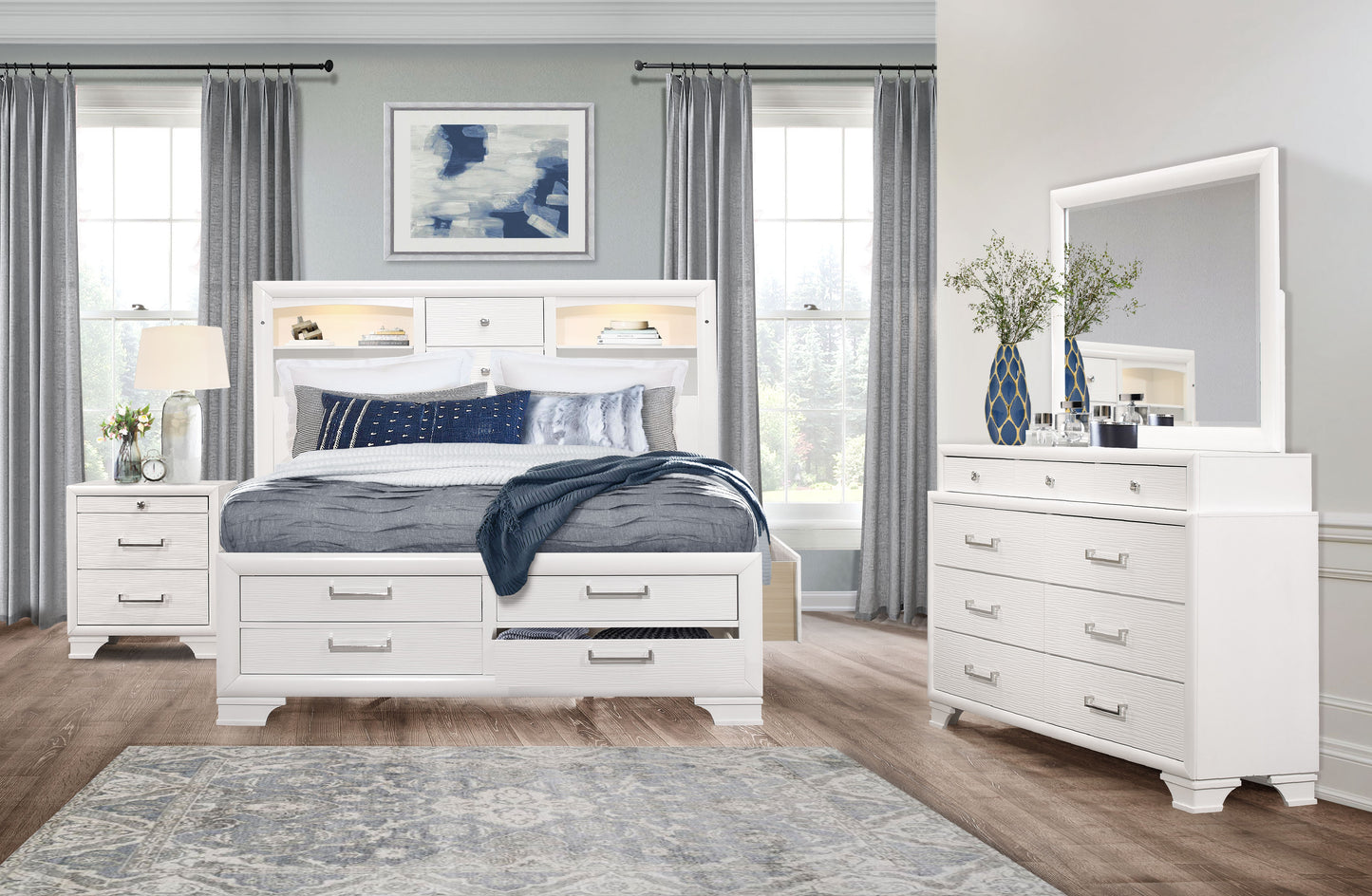 Jordyn White Bedroom Collection