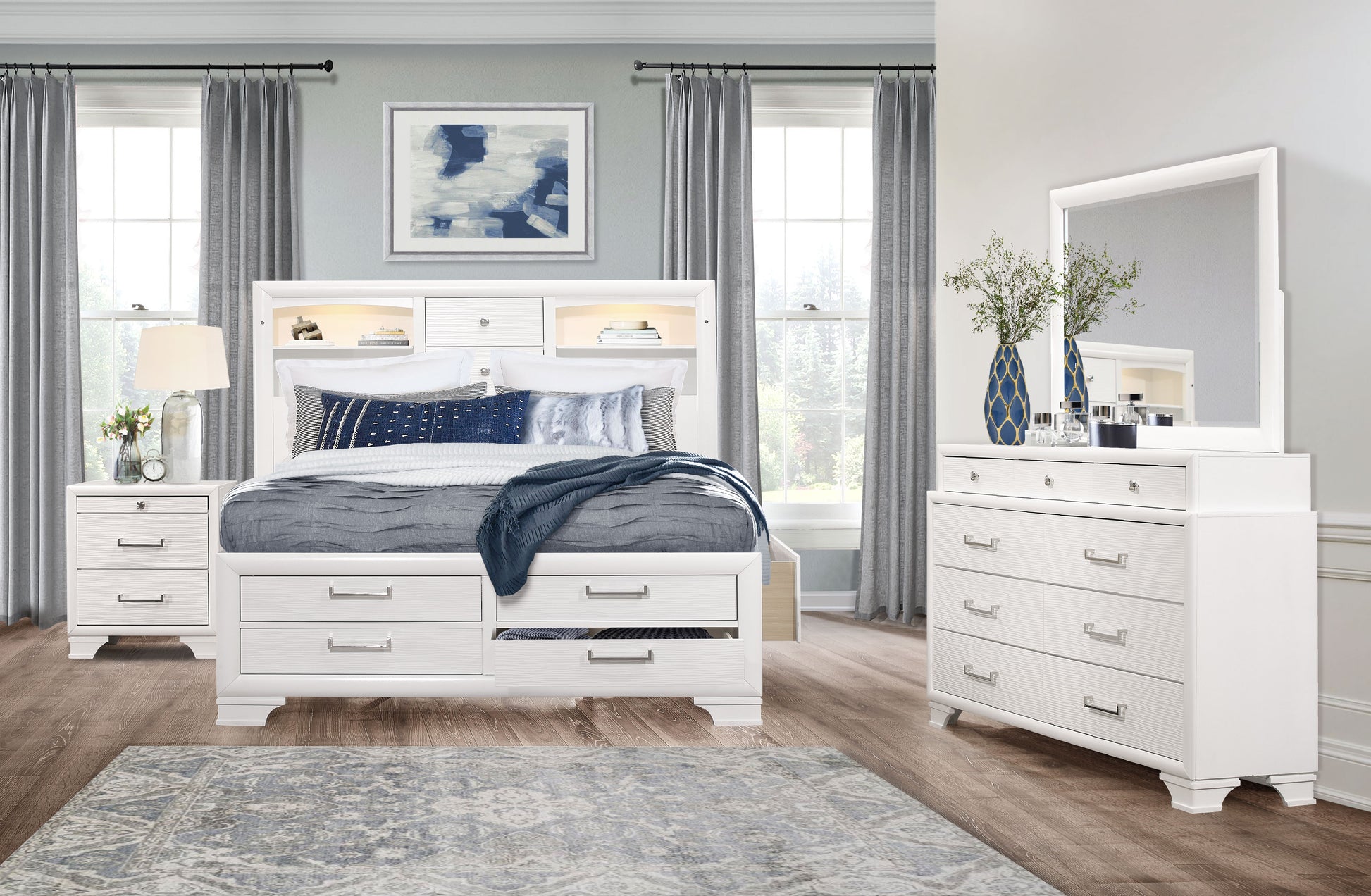Jordyn White Bedroom Collection