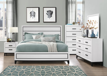 Kate White Bedroom Collection