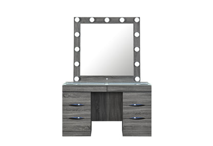 Lexi Grey Vanity & Mirror Collection