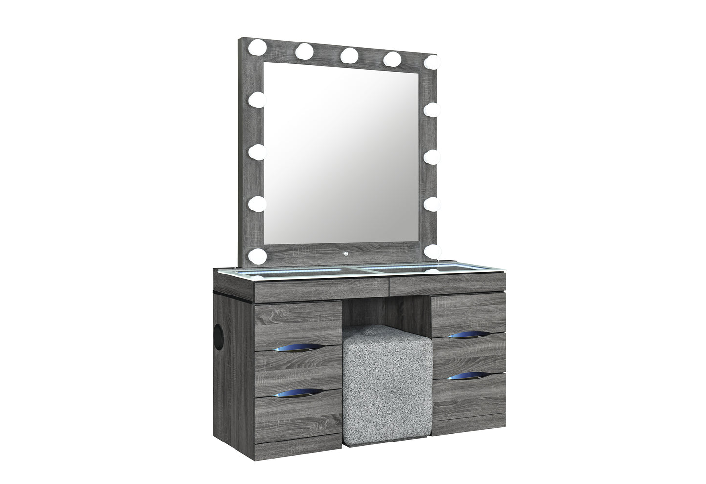 Lexi Grey Vanity & Mirror Collection