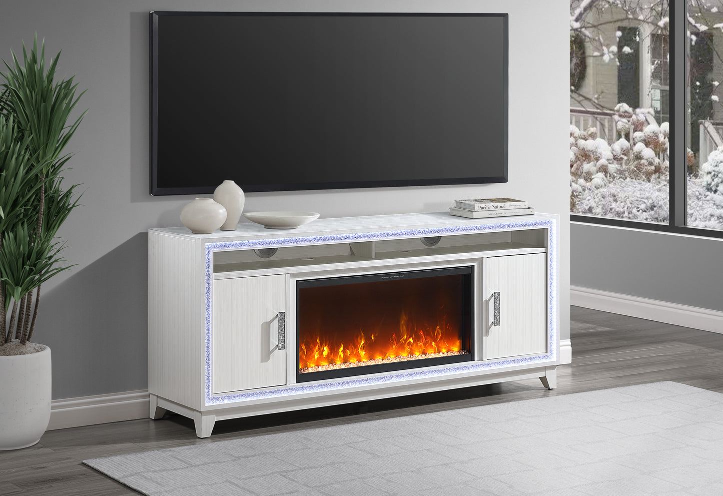 Lily 72" LED Entertainment Unit