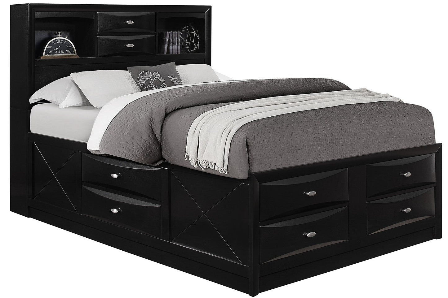 Linda Black Bedroom Collection