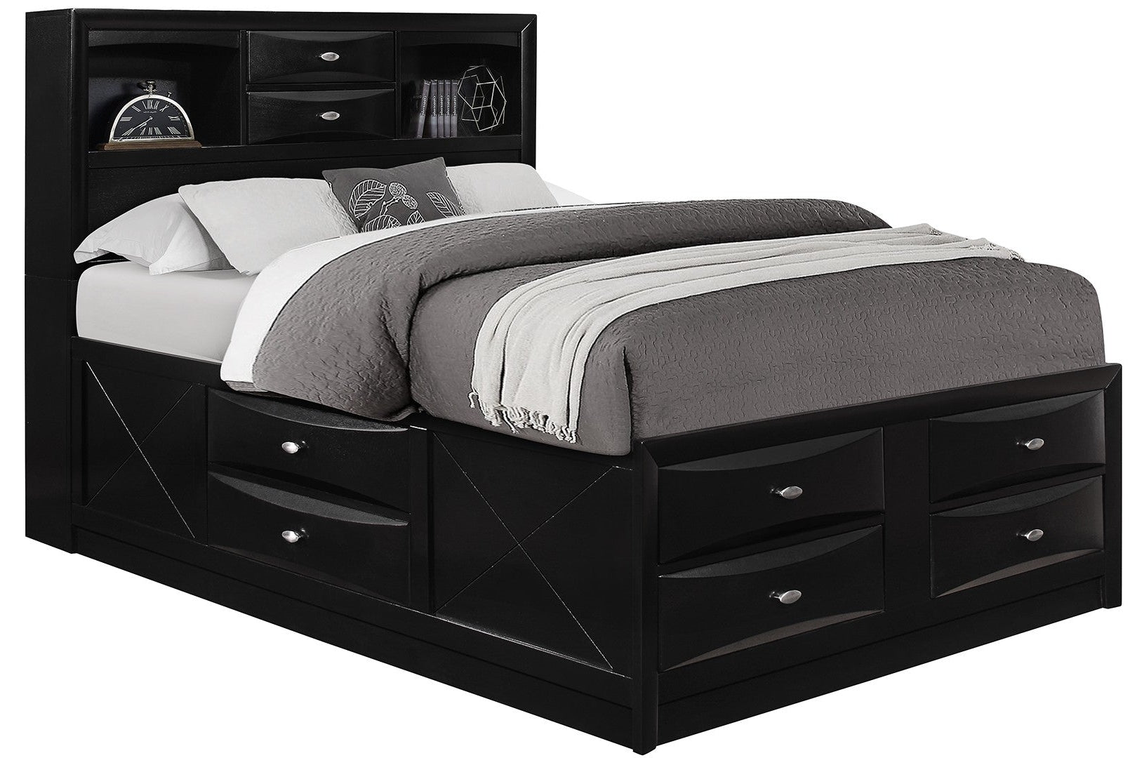 Linda Black Bedroom Collection