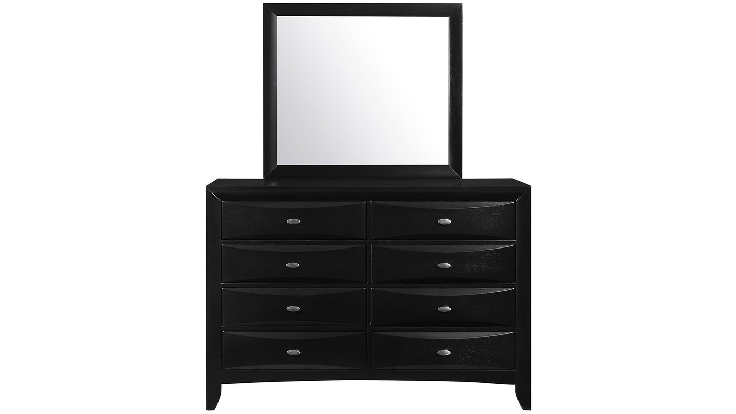 Linda Black Bedroom Collection