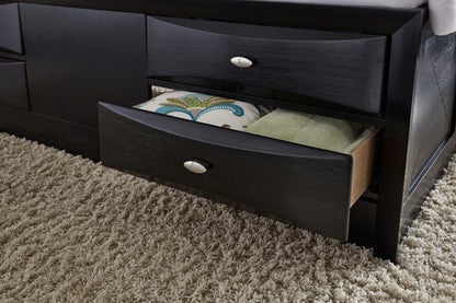 Linda Black Bedroom Collection