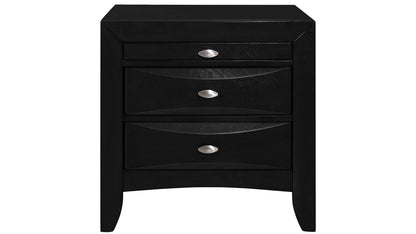 Linda Black Bedroom Collection
