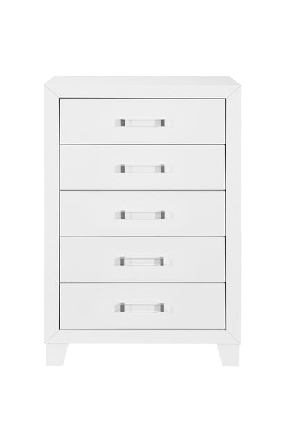 Luccia White LED Bedroom Collection