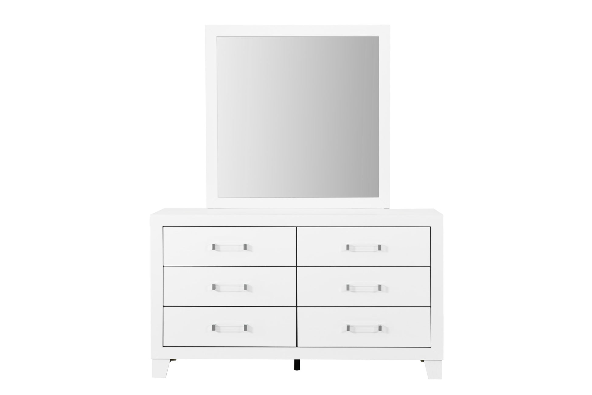 Luccia White LED Bedroom Collection