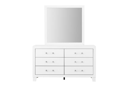 Luccia White LED Bedroom Collection