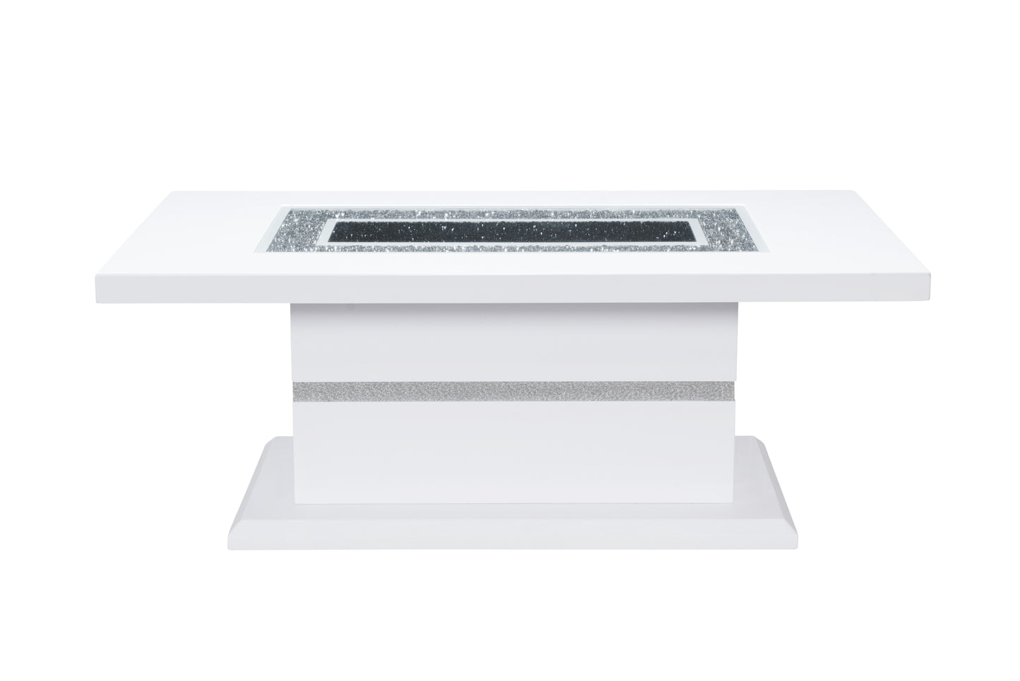 Monaco White High Gloss Coffee & End Tables