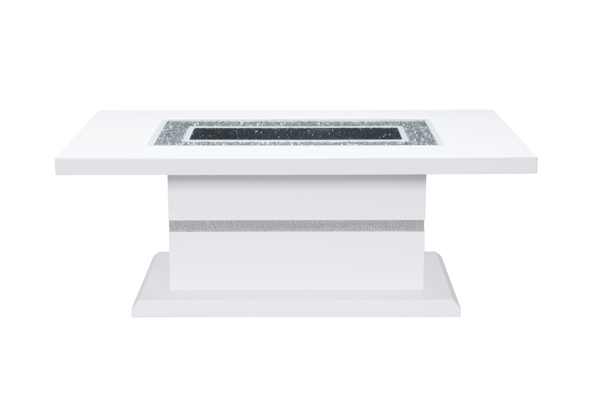 Monaco White High Gloss Coffee & End Tables