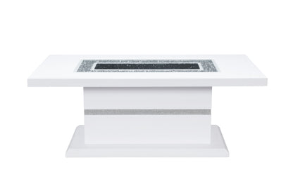 Monaco White High Gloss Coffee & End Tables