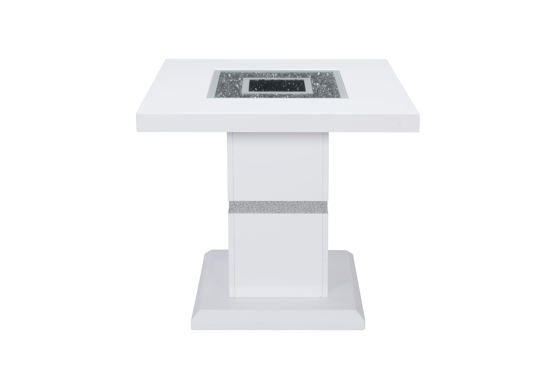 Monaco White High Gloss Coffee & End Tables