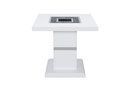 Monaco White High Gloss Coffee & End Tables