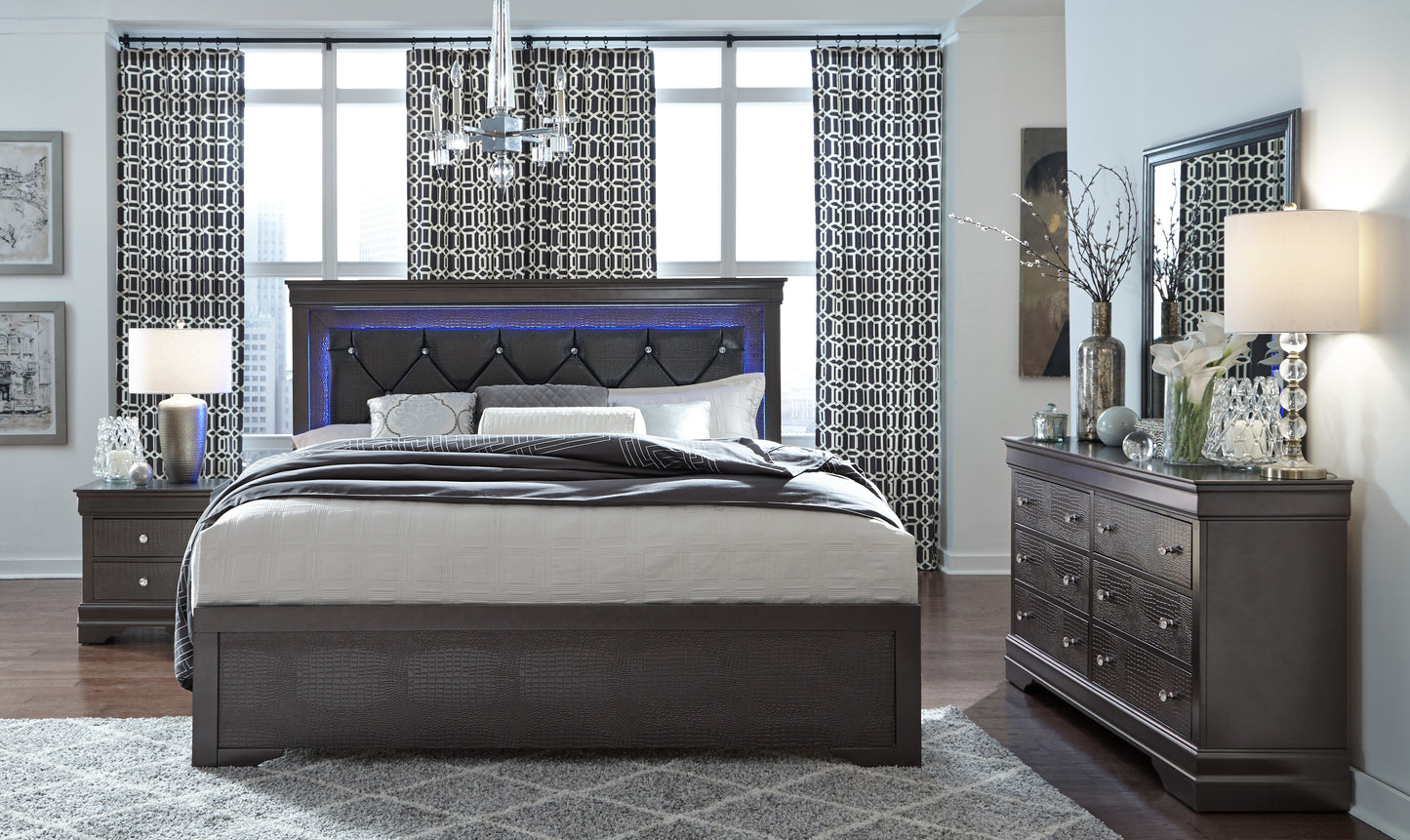 Pompei LED Bedroom Collection