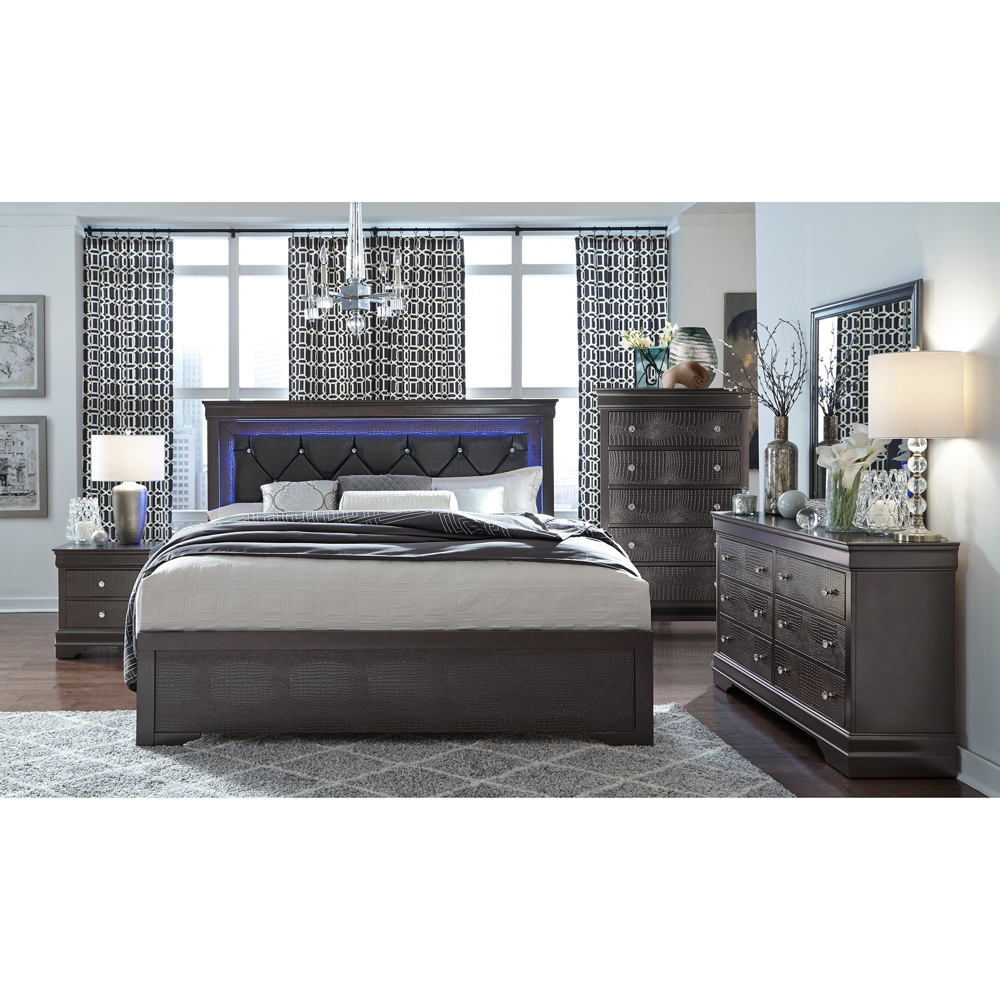Pompei LED Bedroom Collection