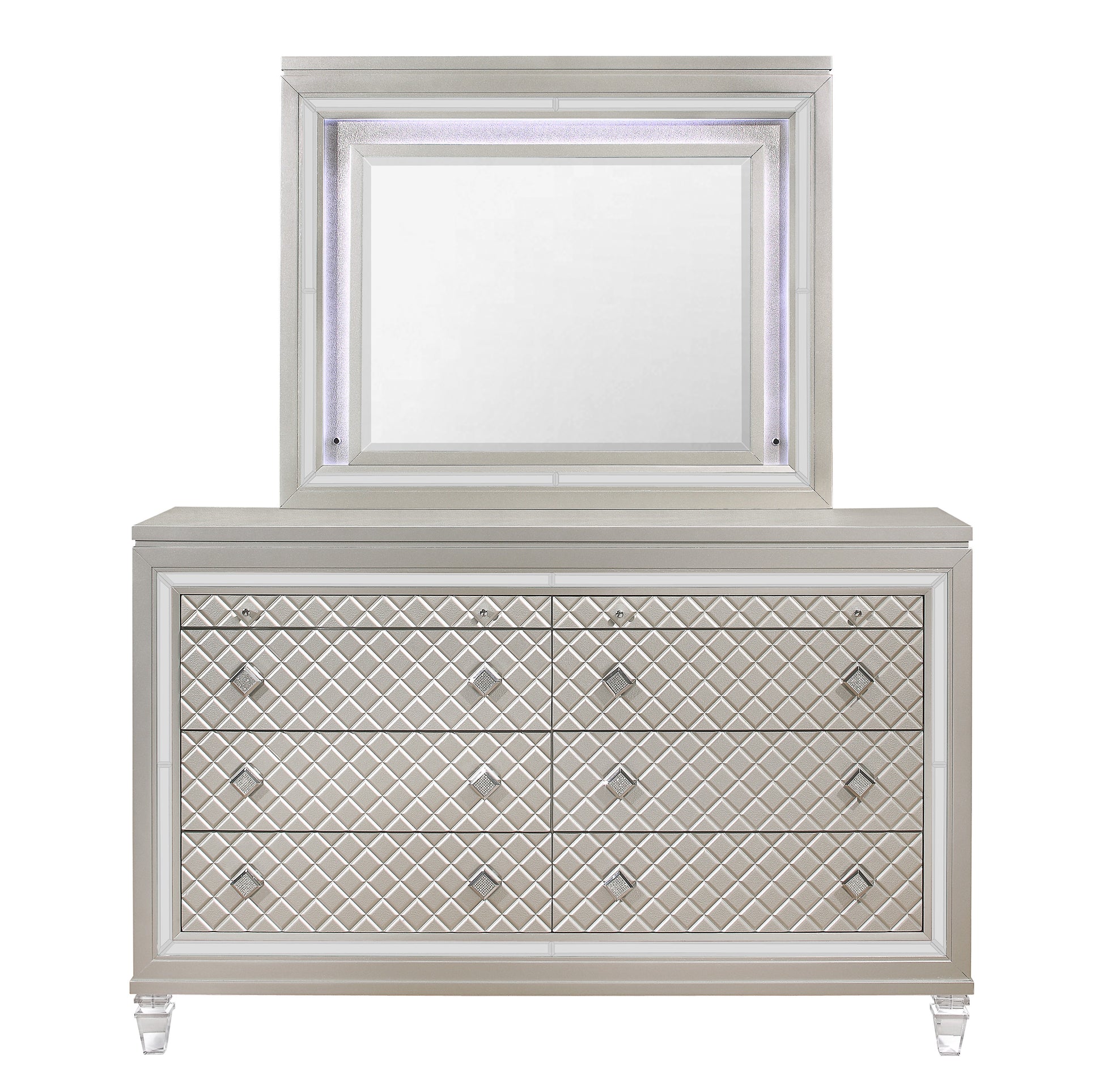 Paris Champagne LED Bedroom Collection