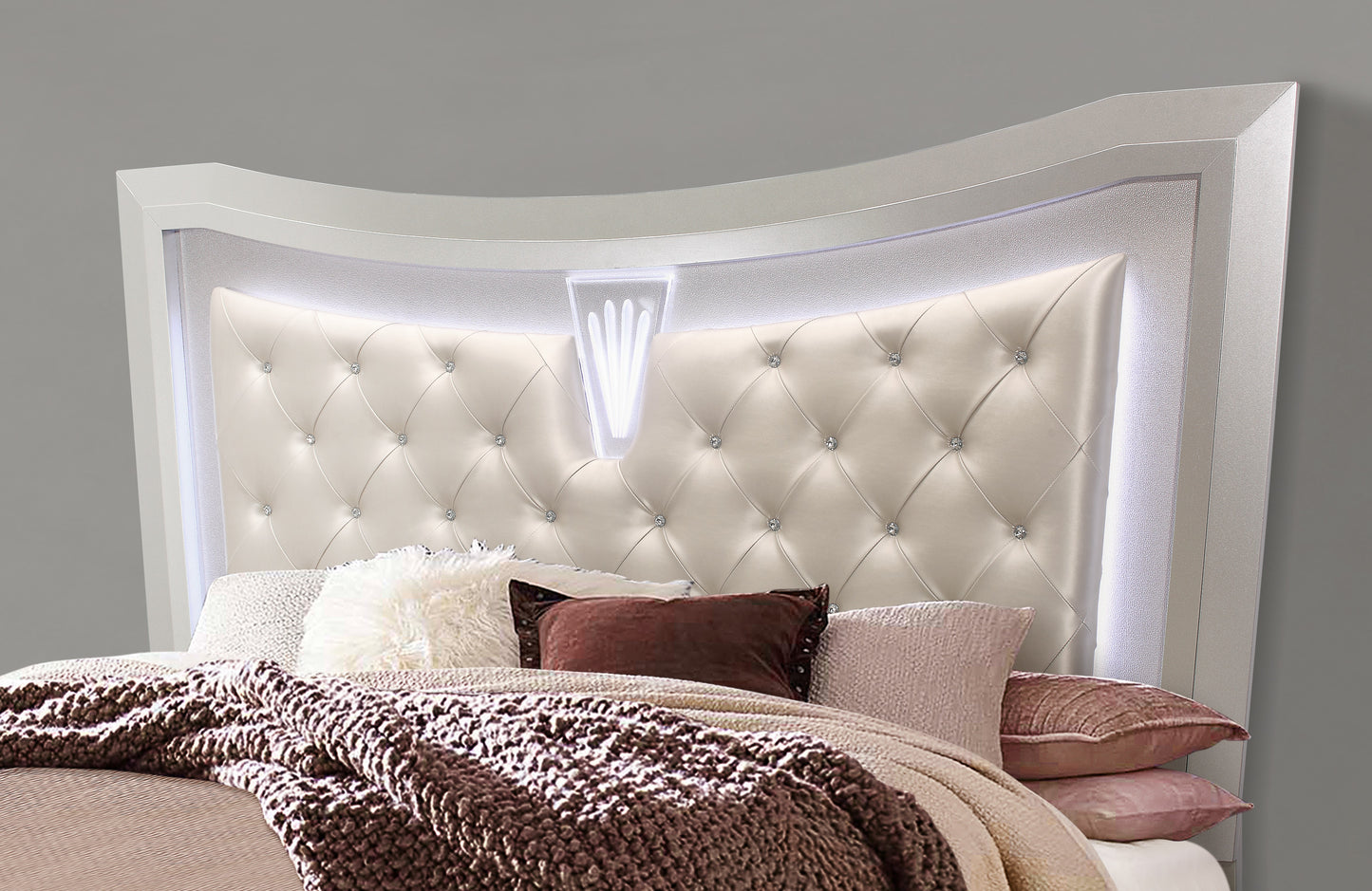 Paris Champagne LED Bedroom Collection