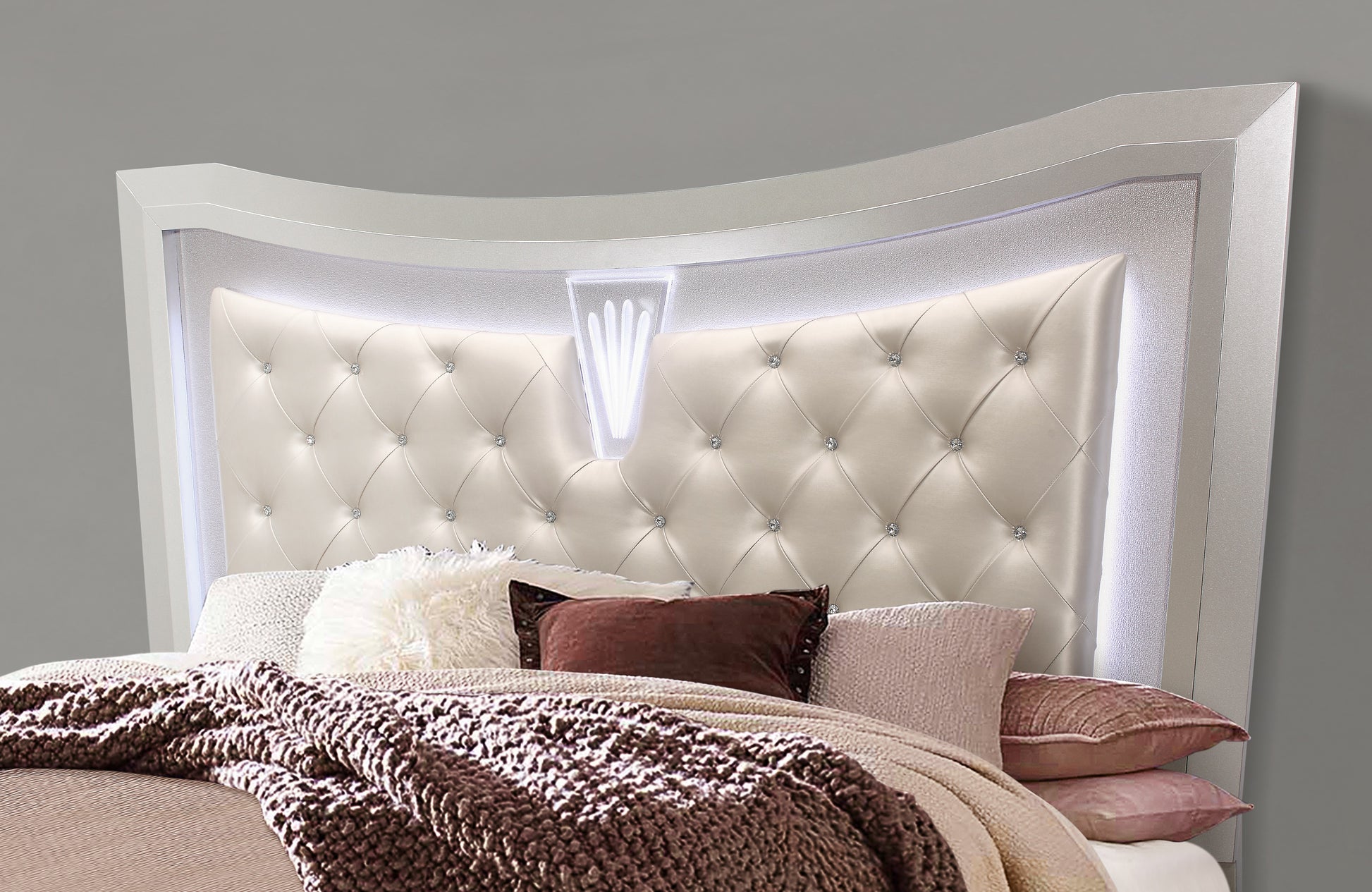 Paris Champagne LED Bedroom Collection