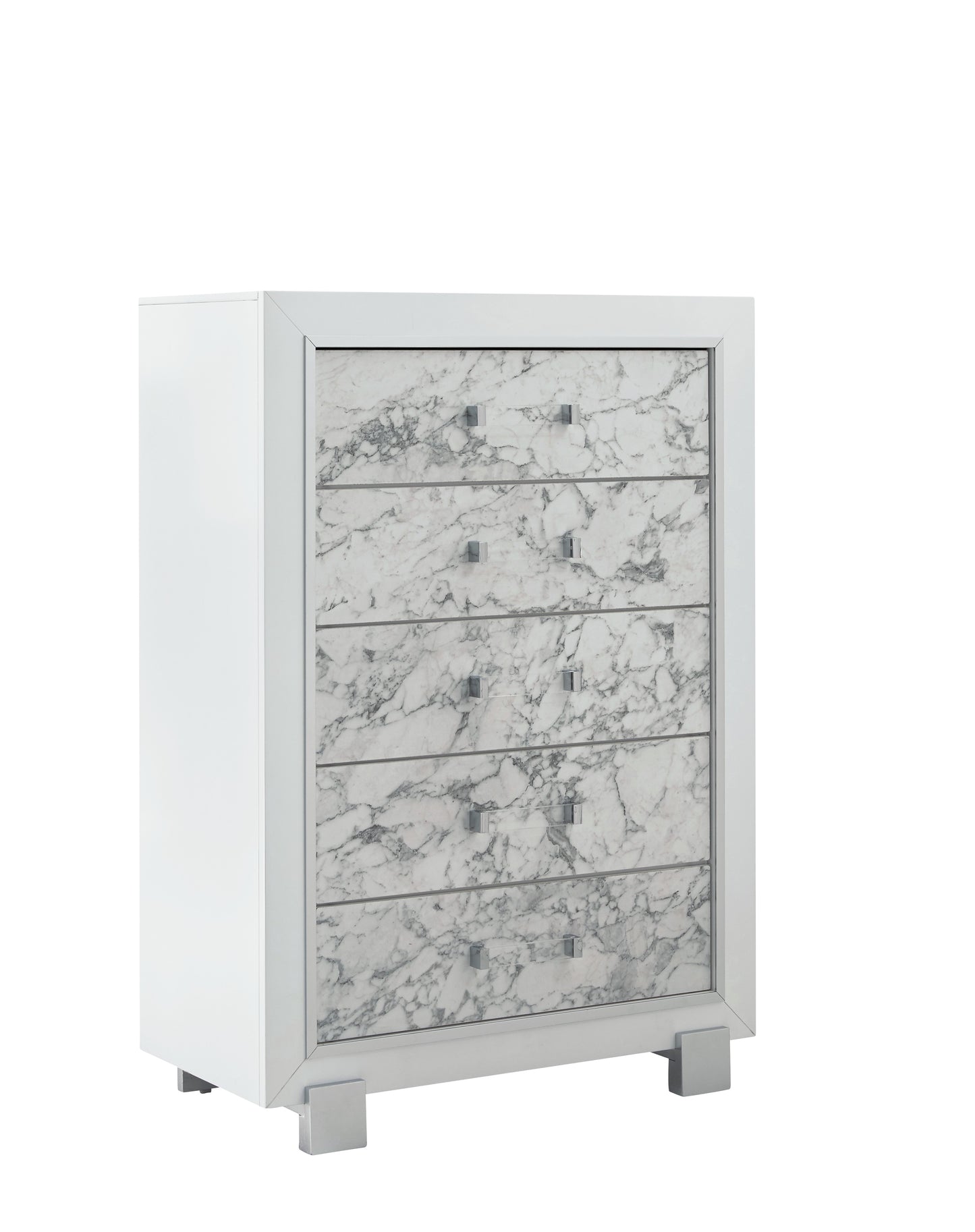 Santorini White LED Bedroom Collection