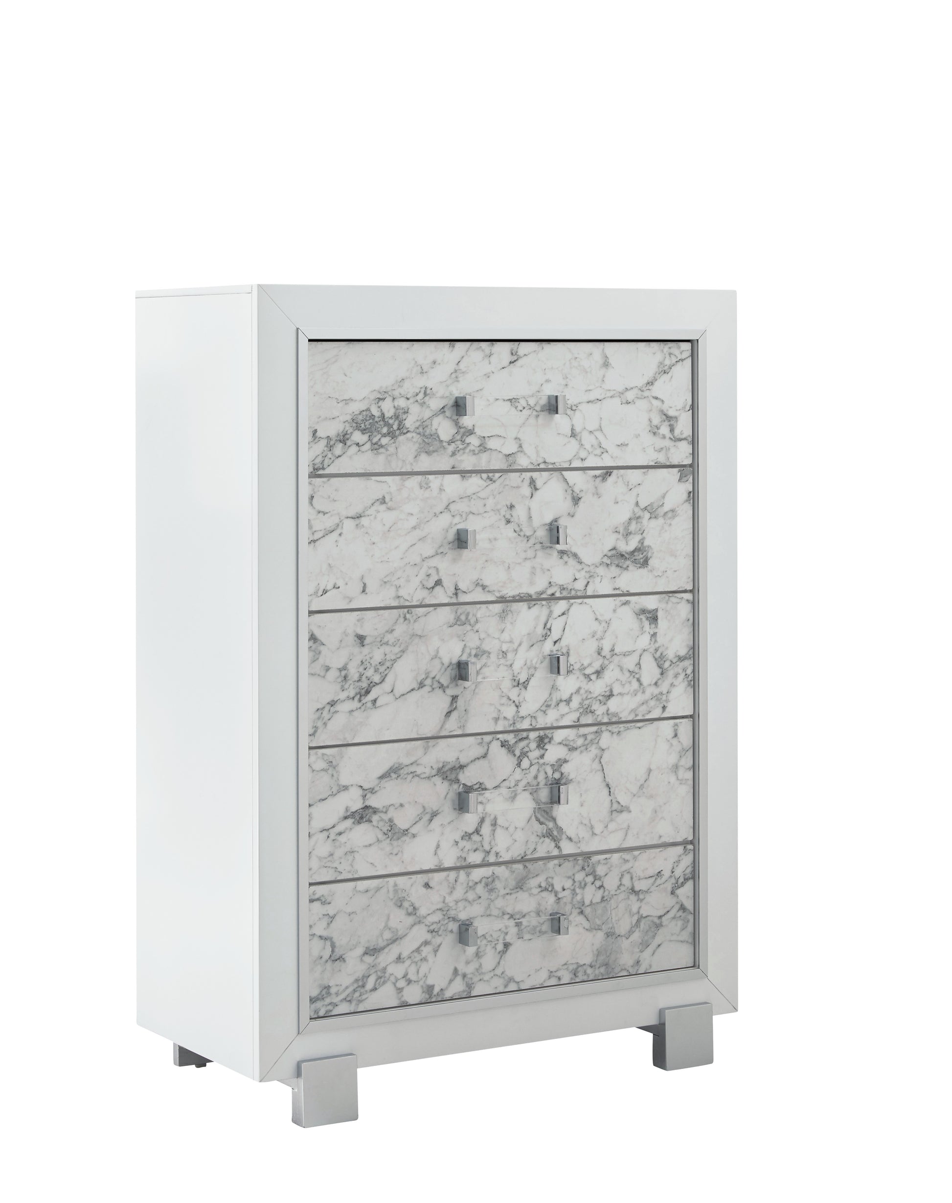 Santorini White LED Bedroom Collection