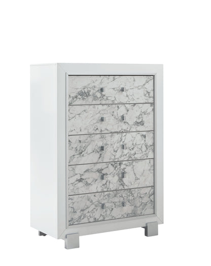 Santorini White LED Bedroom Collection