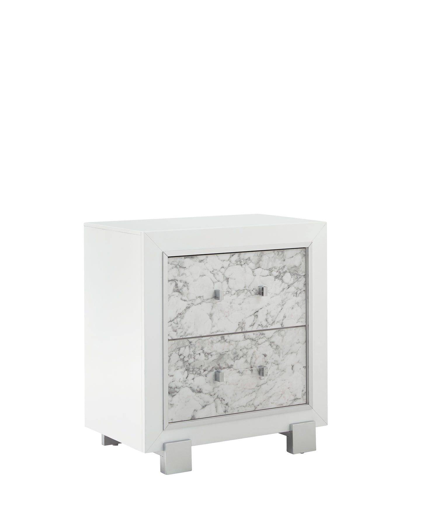 Santorini White LED Bedroom Collection