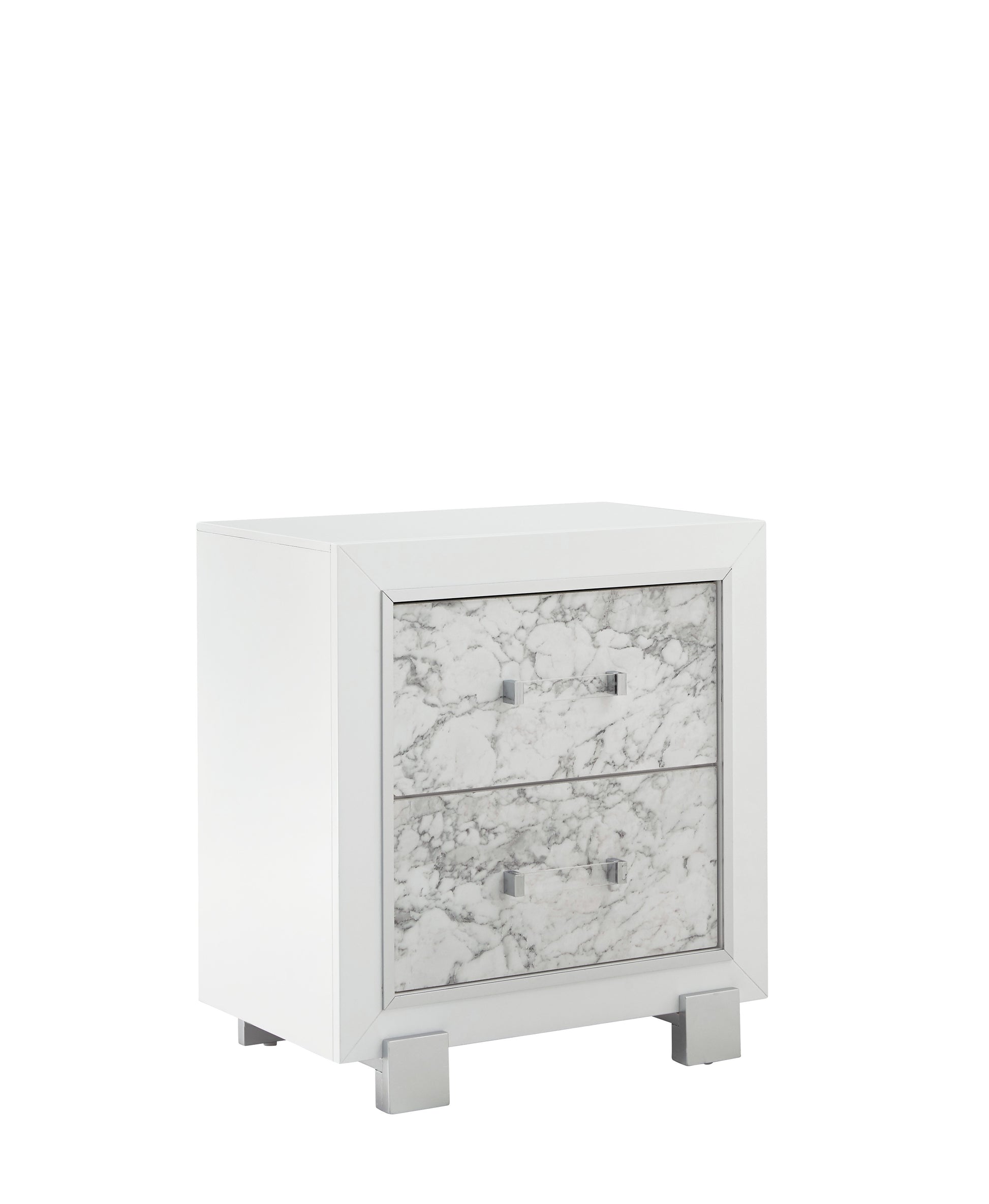 Santorini White LED Bedroom Collection
