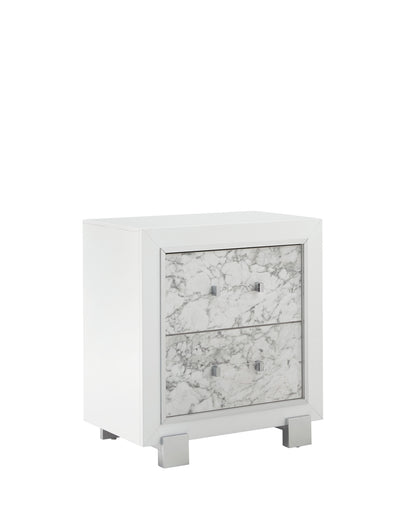 Santorini White LED Bedroom Collection