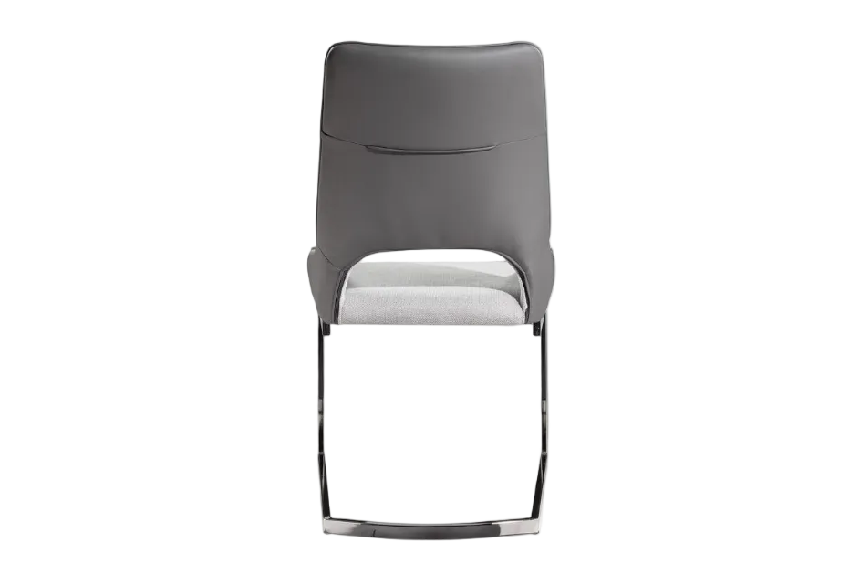 Two-Tone Grey PU Chair