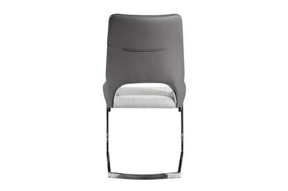 Two-Tone Grey PU Chair