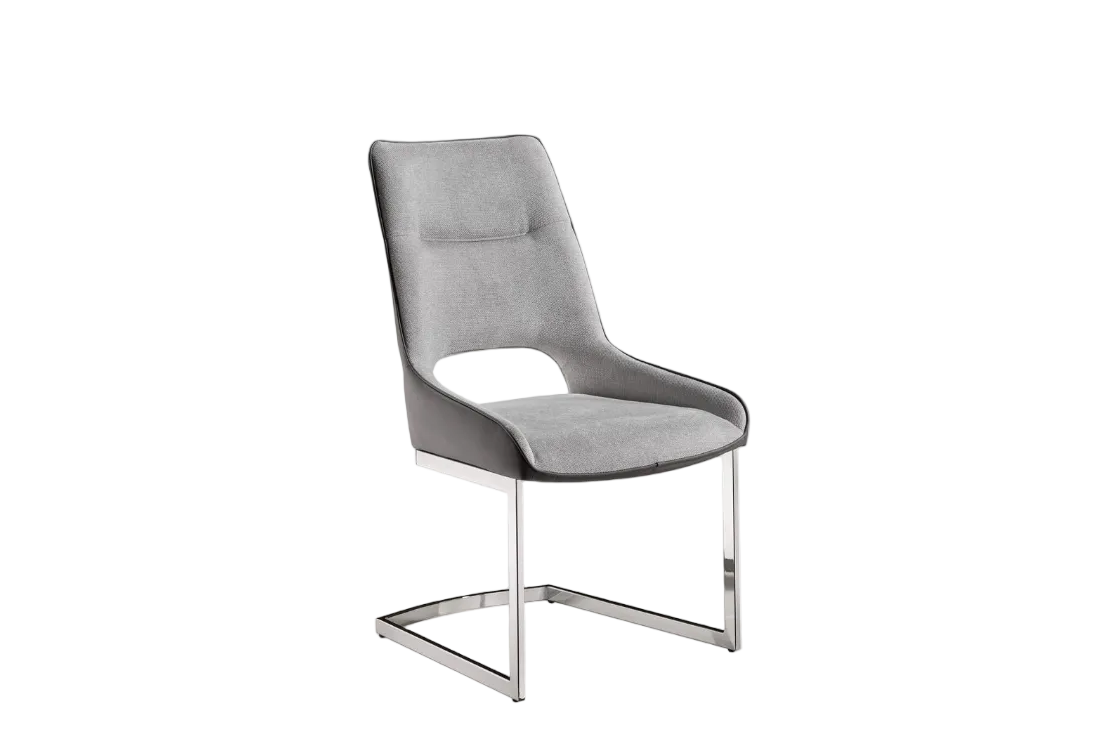 Two-Tone Grey PU Chair