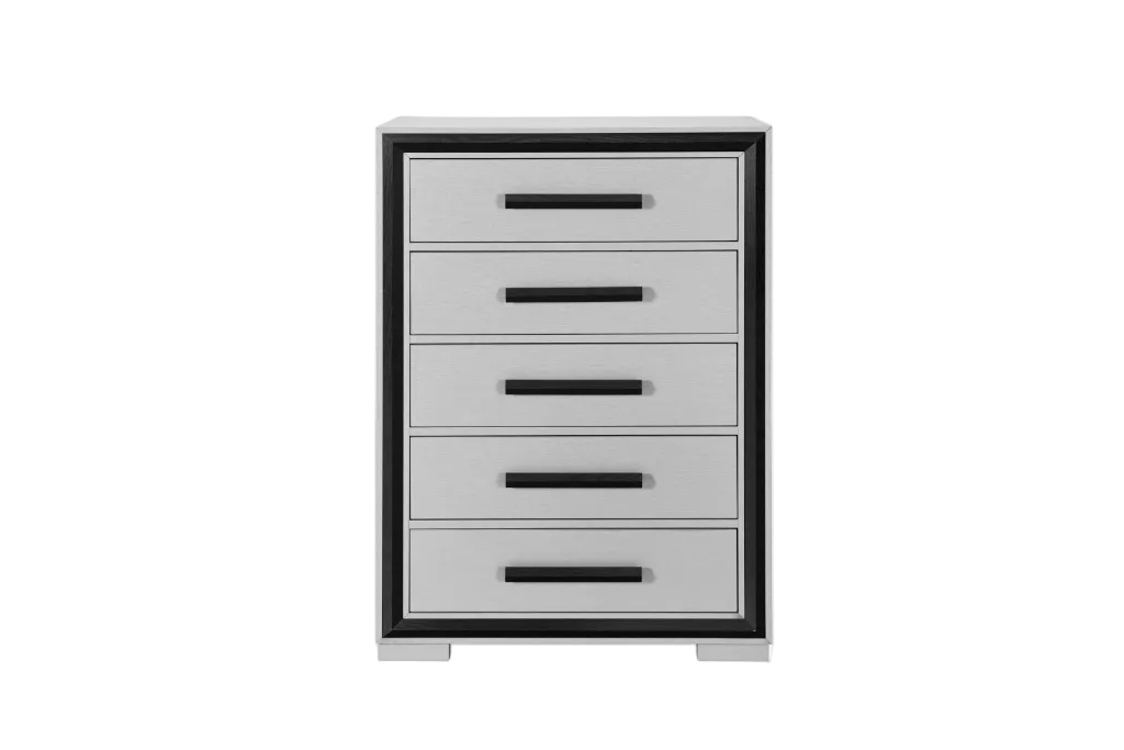 Amelia Grey & Black Bedroom Collection