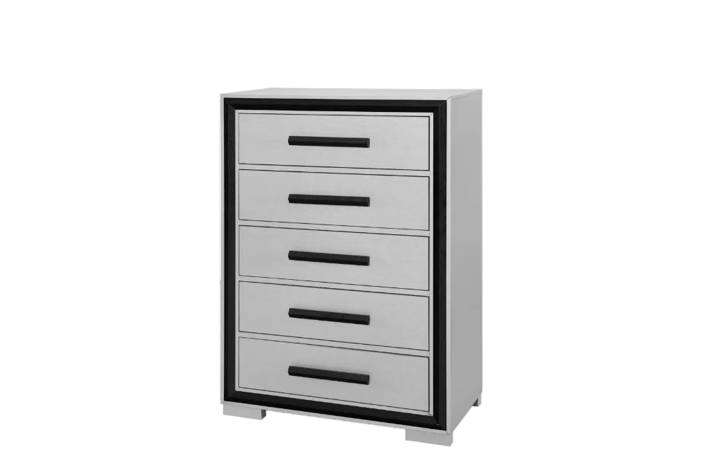Amelia Grey & Black Bedroom Collection