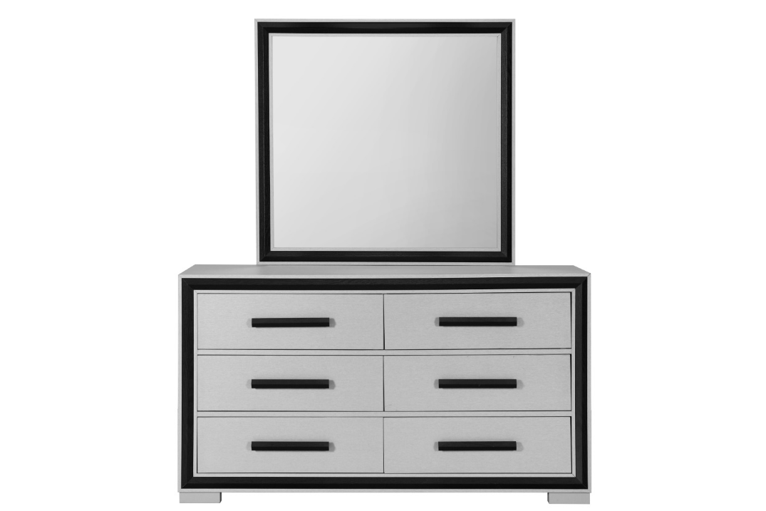 Amelia Grey & Black Bedroom Collection