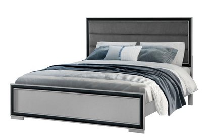Amelia Grey & Black Bedroom Collection