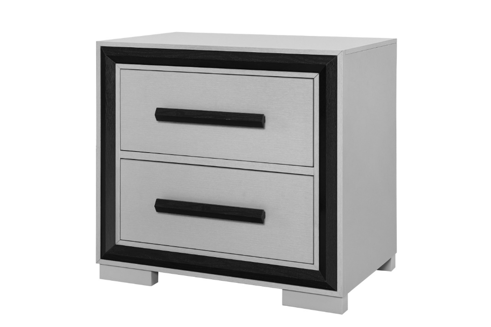 Amelia Grey & Black Bedroom Collection